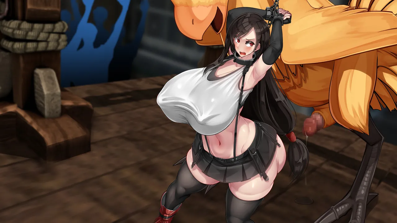 まんこ炉 魔晄炉 ～ティファ×チョコボ～ Page.143