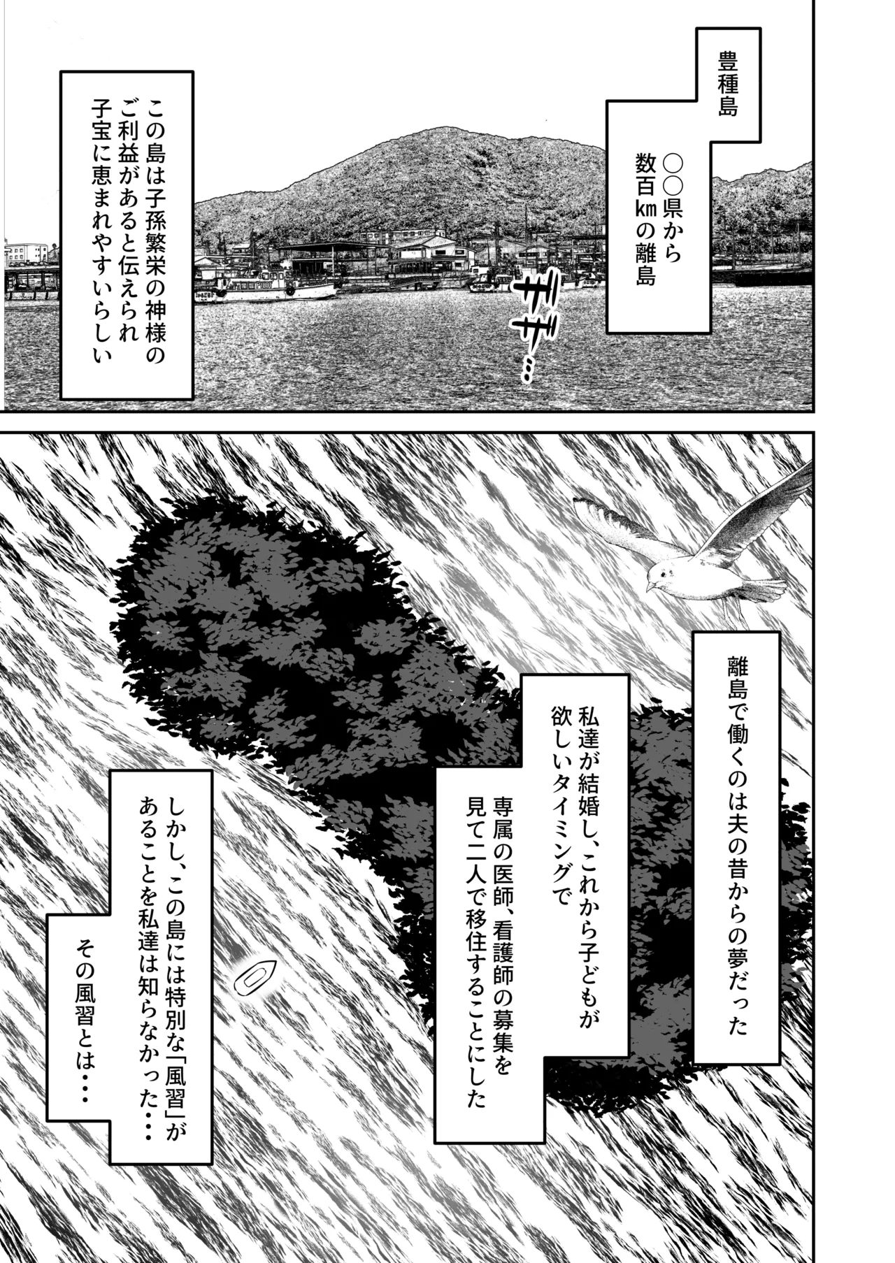 淫習島の看護師は島民の子種を孕む Page.2