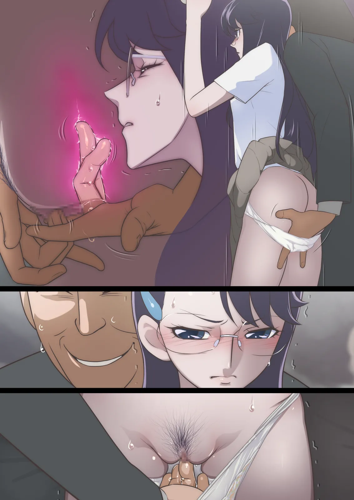 絶頂に耐える一輪の花 ～痴漢電車編～ Page.12