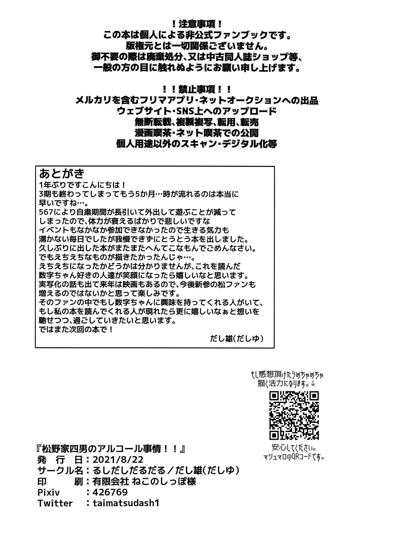 松野家四男のアルコール事情!! Page.26