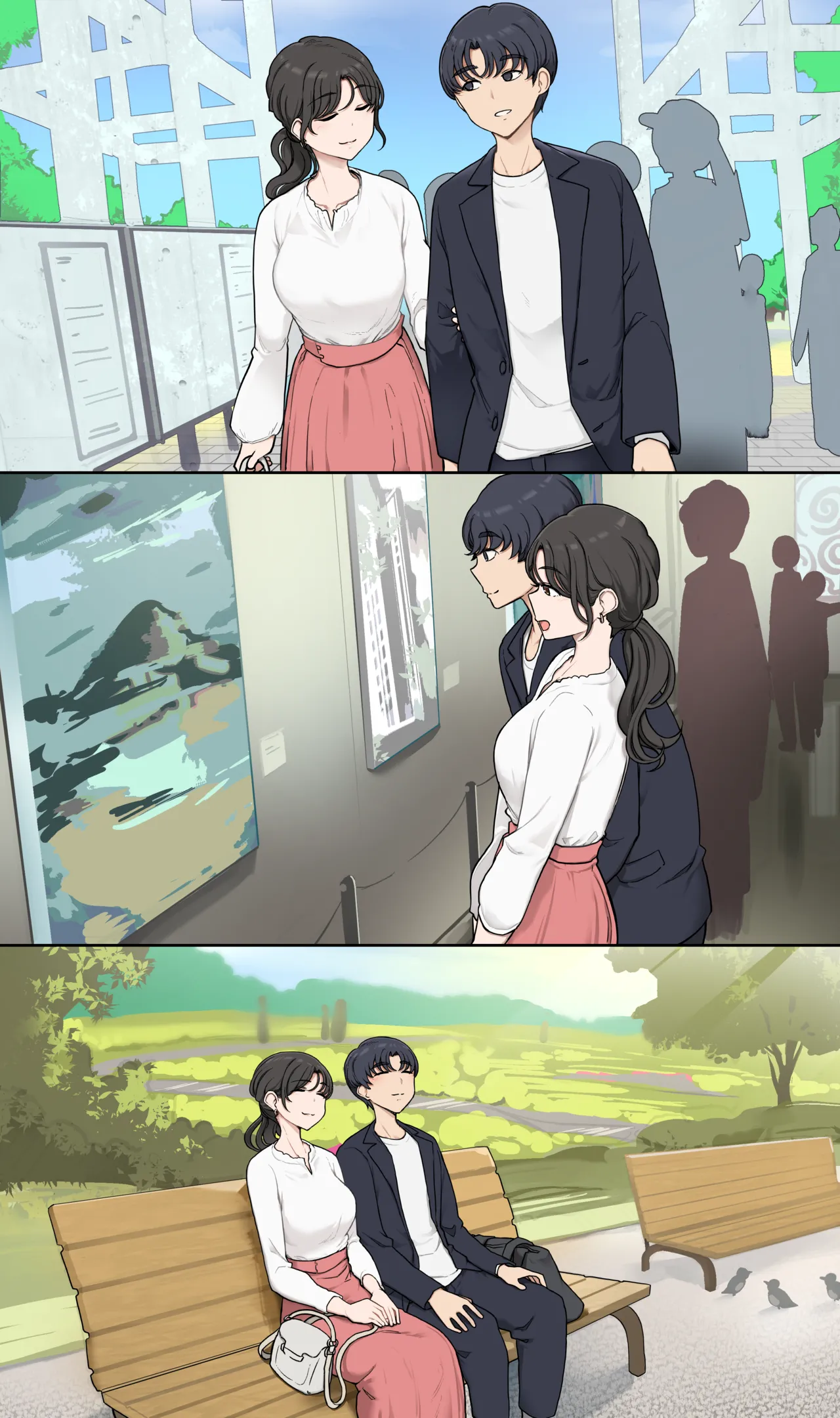 お行儀の良いまったりデートをした後にがっつき貪り合い本能交尾