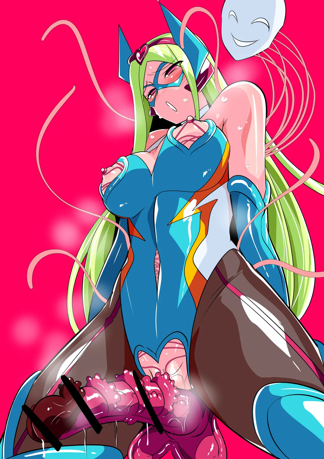 Heroine Harassment バットガール対触手スーツ怪人ベララー 後編 Page.34