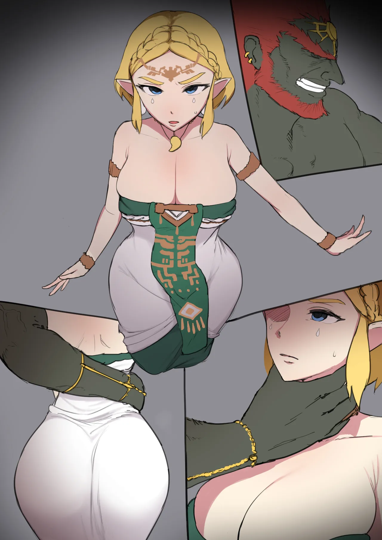 ゼルダ×ガノン フ〇ラ Page.14