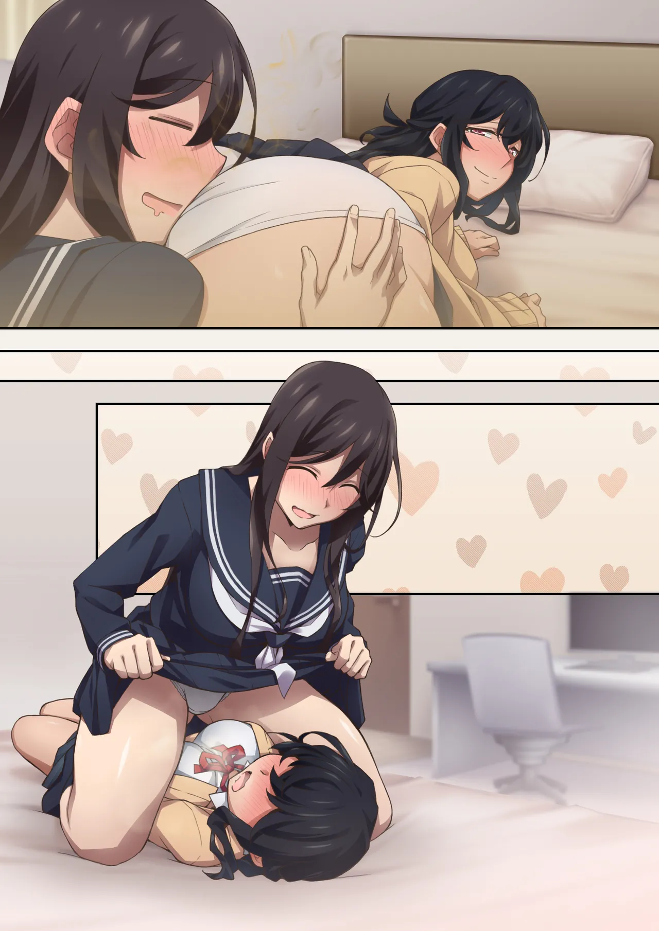 実はオナラプレイが趣味のSな友達同士が嗅がせ合ってみたら沼った件 Page.54