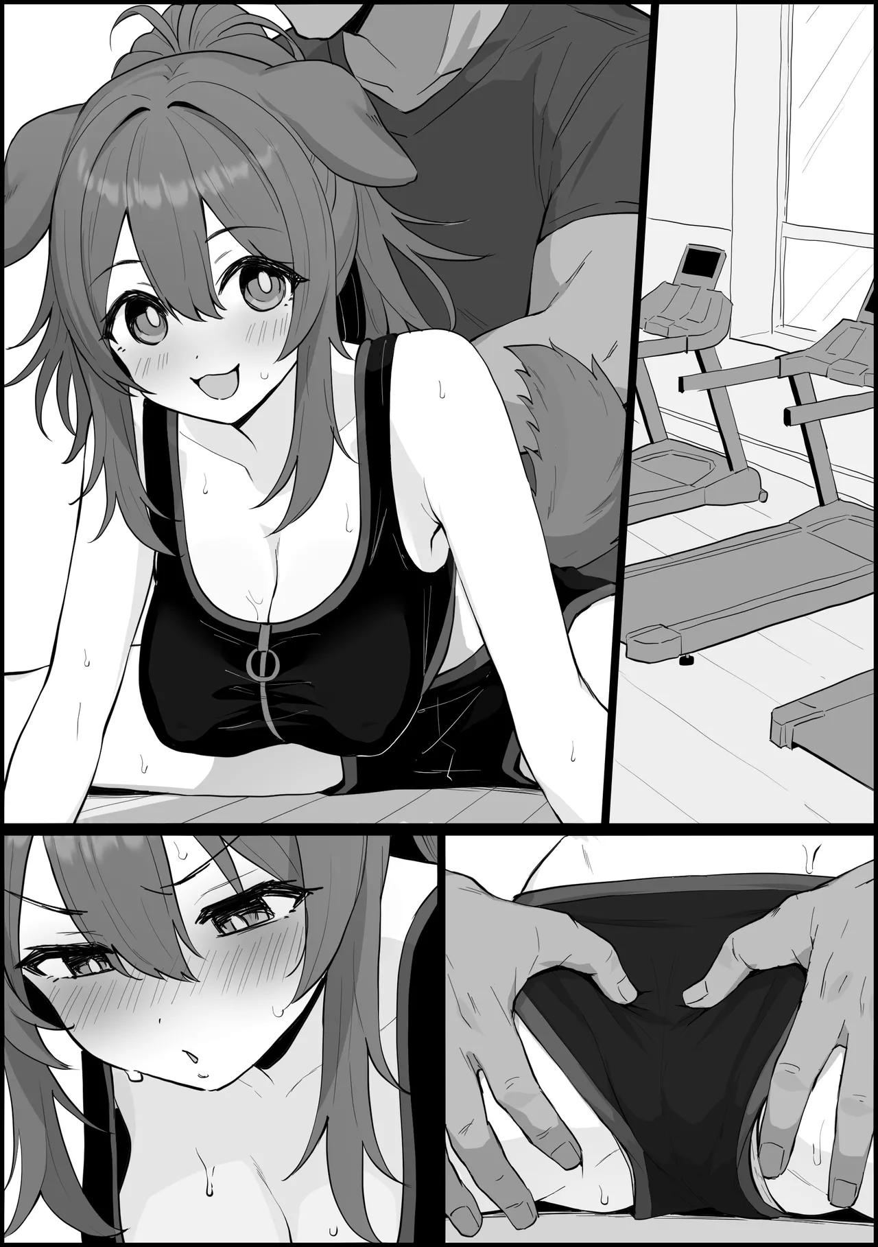 フィットネスジムでえぐい体験トレーニングさせられる こ〇ね Page.9