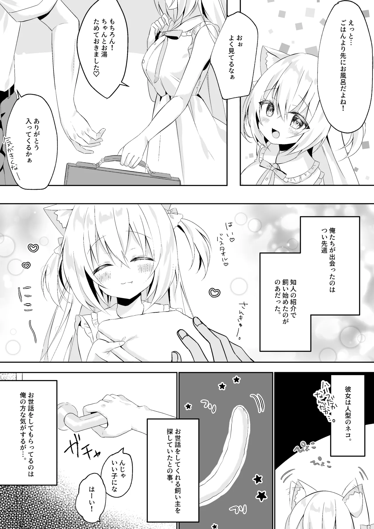 発情ネコのお世話の仕方1〜2総集編 Page.3