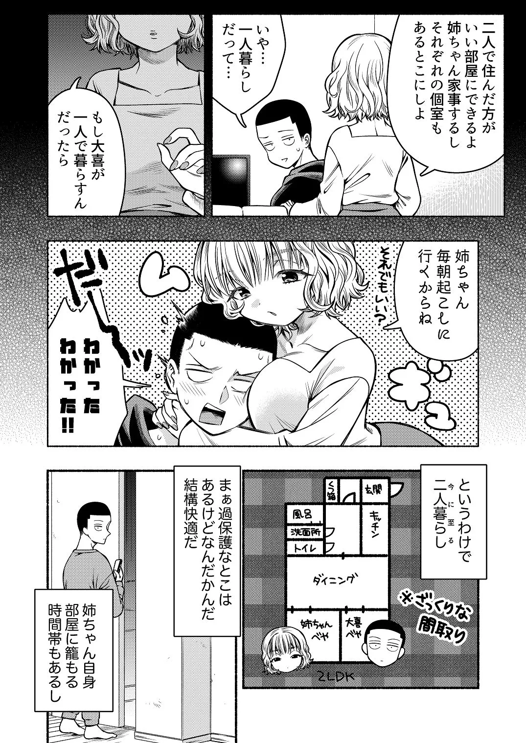 同棲してる姉と弟〜一線を越えた夜〜 Page.4