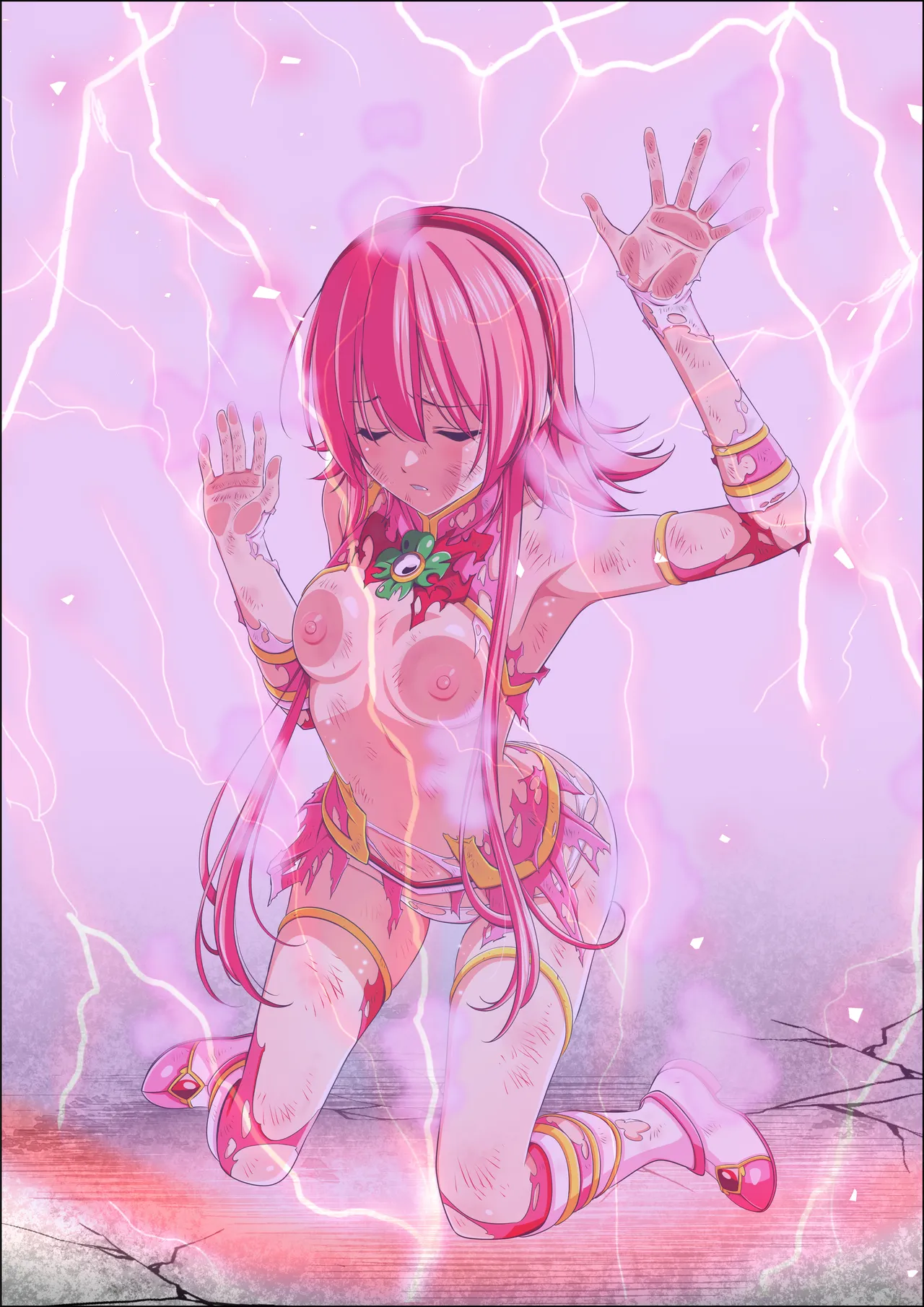 四葉の戦姫クローバーローゼ ボイスコミック第二話（特典② 描き下ろしおまけイラスト） Page.4