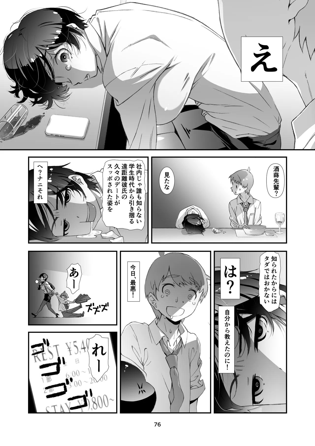 チョロい、上司 総集編 Page.76