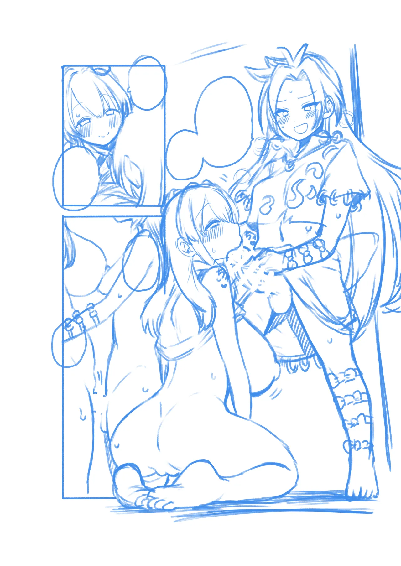 ふたなりももよとさなえさん Page.32