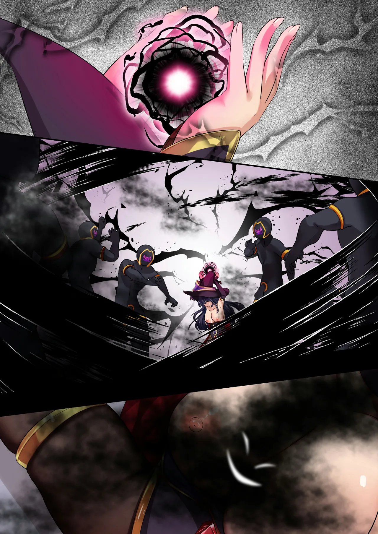 魔法少女セイントリリィ・暗夜 ～魔法少女が敵怪人に憑依されて快楽に染まるまで～ Page.130