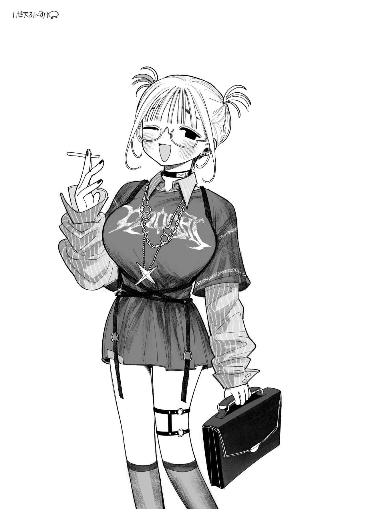 フェラしすぎて喉痛めたのをタバコのせいにする女 Page.13