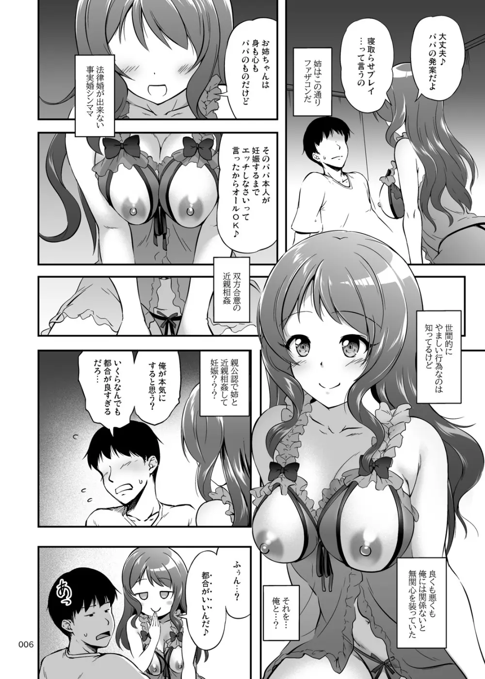 アネトラセスト 身も心もパパのものだけど寝取らせ孕ませプレイで弟とも子作り Page.5