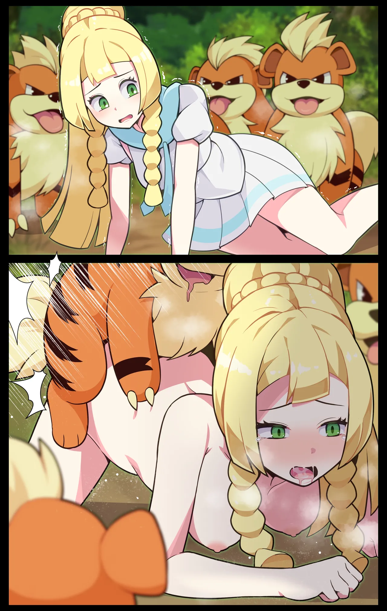 Lillie X Growlithe