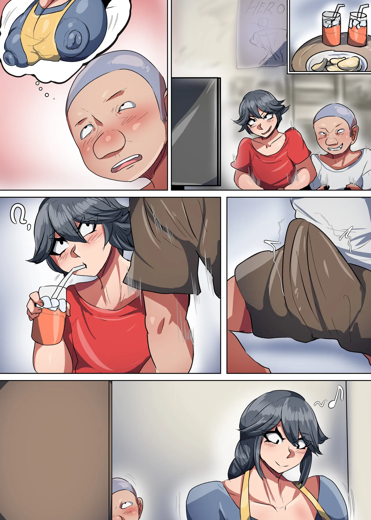 爆乳お母さんとエロガキ Page.23