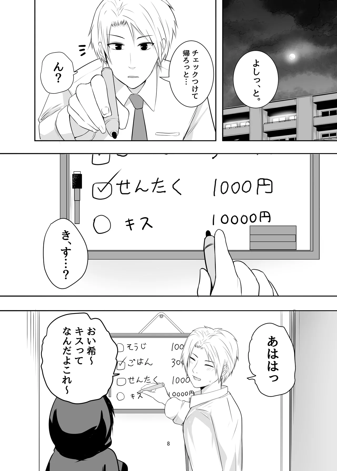 ひきこもり男の娘♂の世話する話 Page.8
