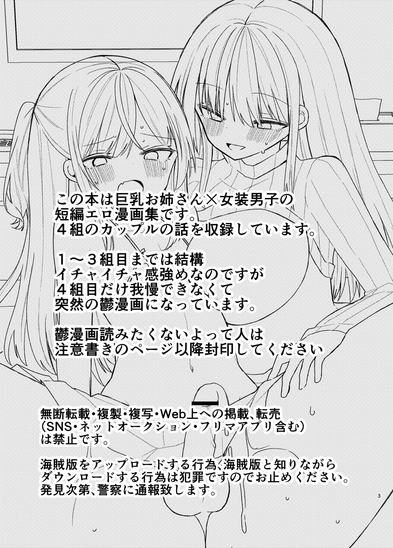 お姉さんが女装男子をめちゃくちゃにする本 Page.2