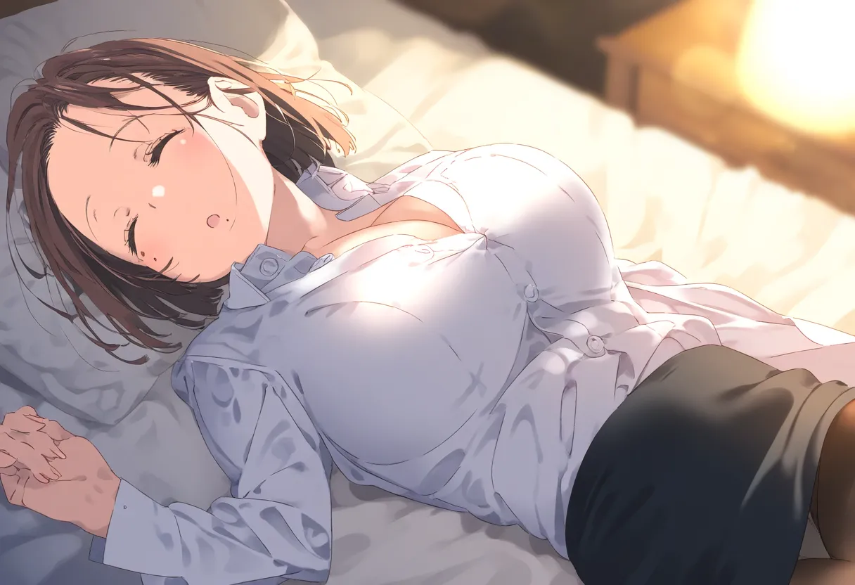 【cl-_-lo】【AI Generated】俺に懐いていた後輩の言動が飲み会の次の日からおかしい Page.15