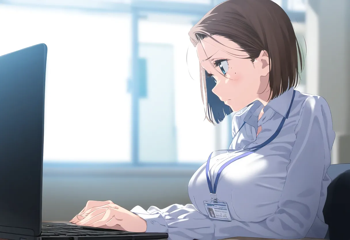 【cl-_-lo】【AI Generated】俺に懐いていた後輩の言動が飲み会の次の日からおかしい Page.25