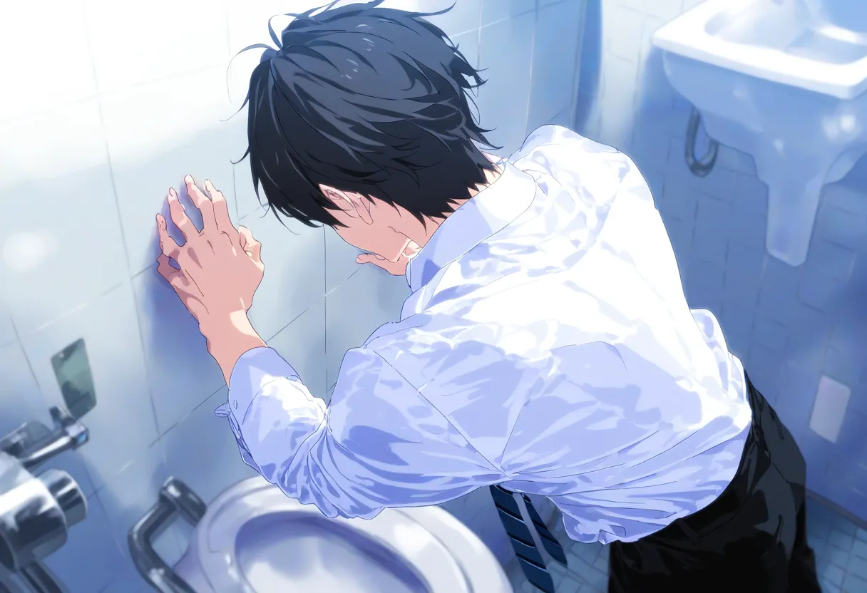 【cl-_-lo】【AI Generated】俺に懐いていた後輩の言動が飲み会の次の日からおかしい Page.55