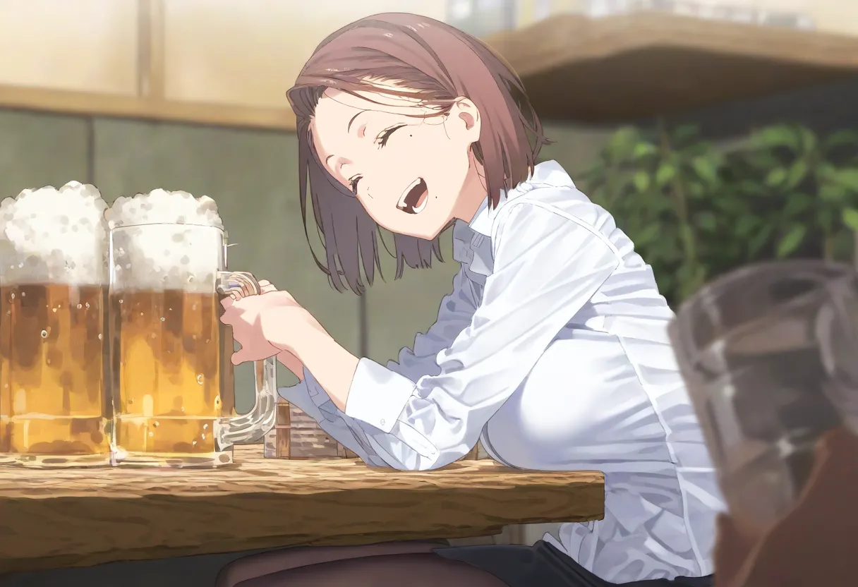 【cl-_-lo】【AI Generated】俺に懐いていた後輩の言動が飲み会の次の日からおかしい Page.8