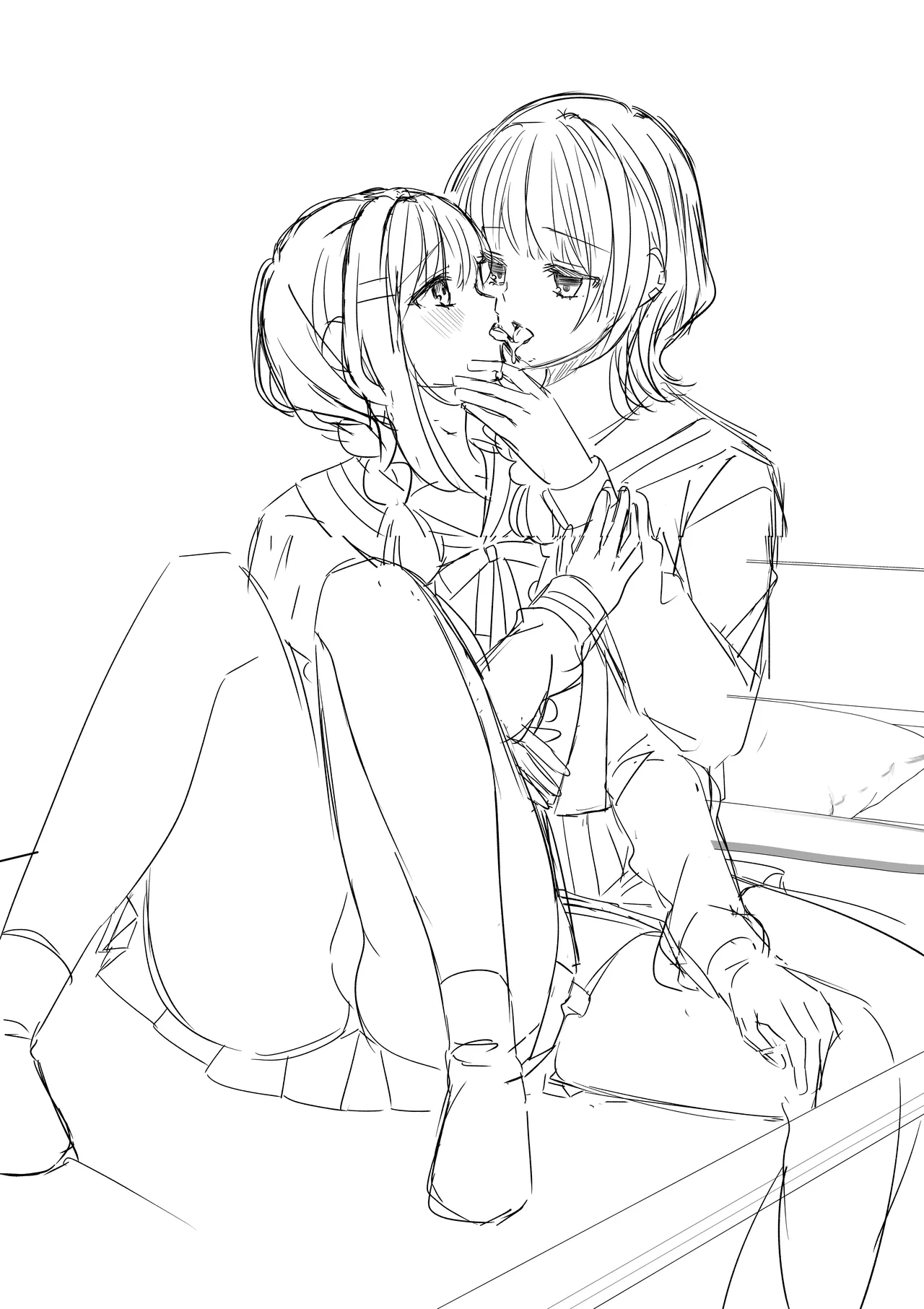 女性専用車両♡百合 Page.5