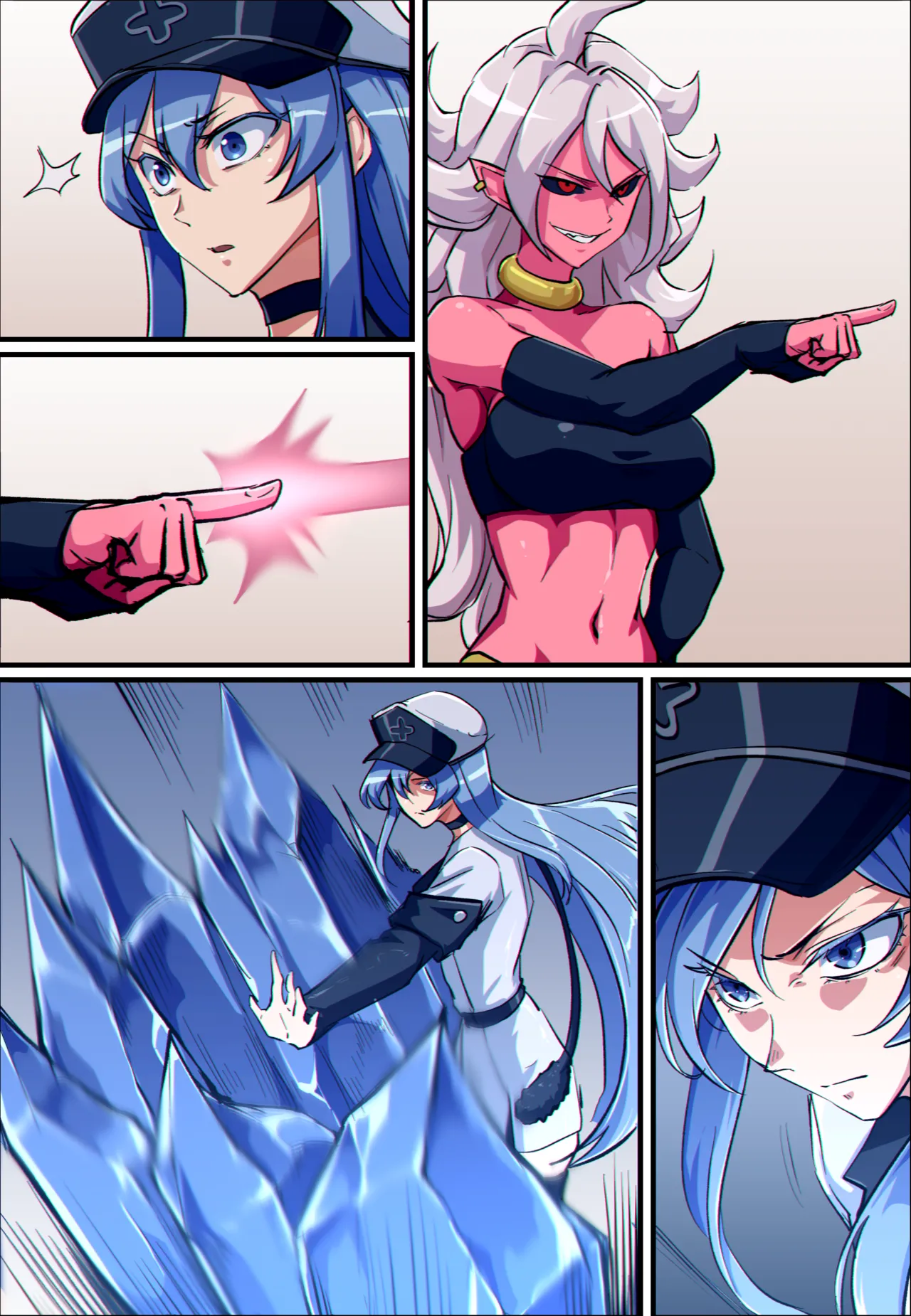 Android 21 absorb Jester/Hutao/Chun-li/Impa/Momo/Kale + Extra Page.79