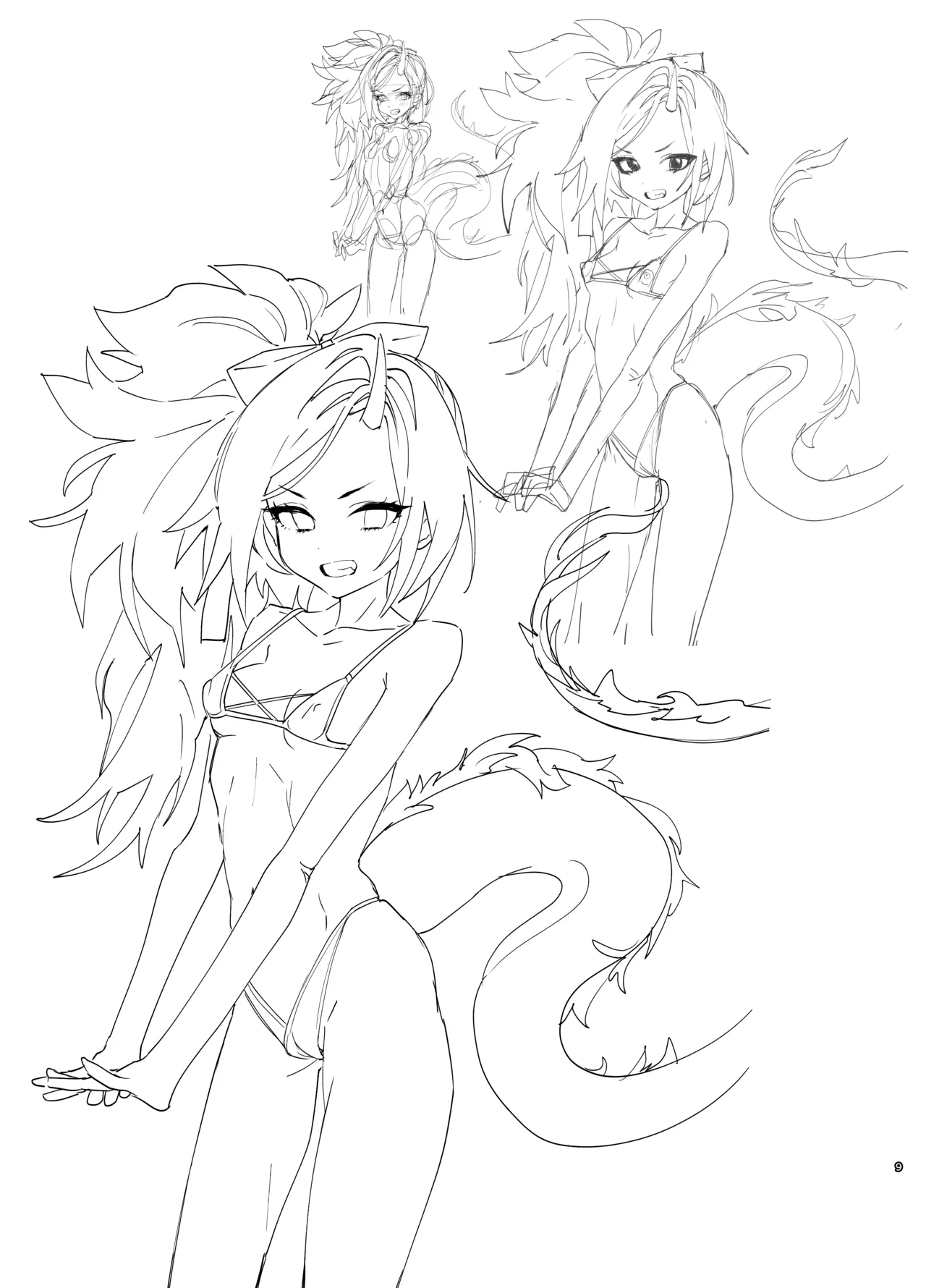 やんやんよびゅるるあーかいぶラインアートワークス Page.8