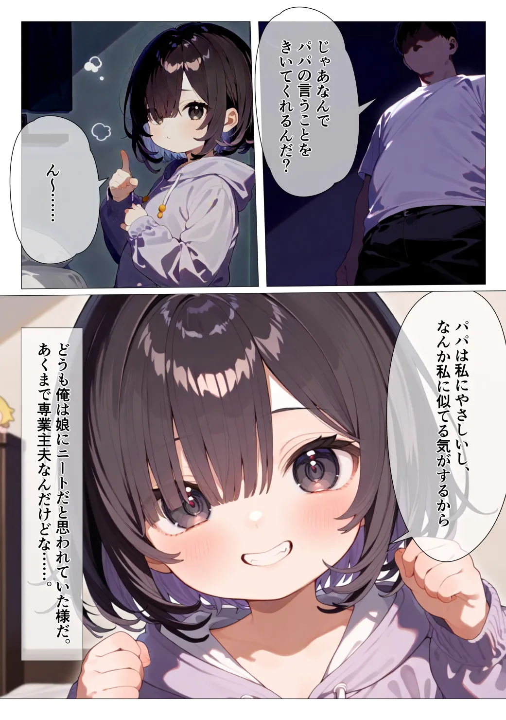 ひきこもり娘にはえっち教育を Page.9