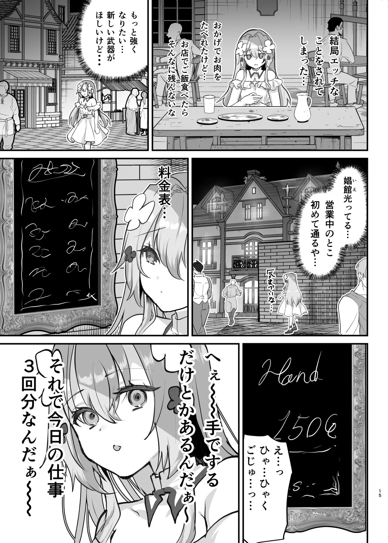 エロRPGの女主人公にTS転生したら...2章 娼館編 Page.16