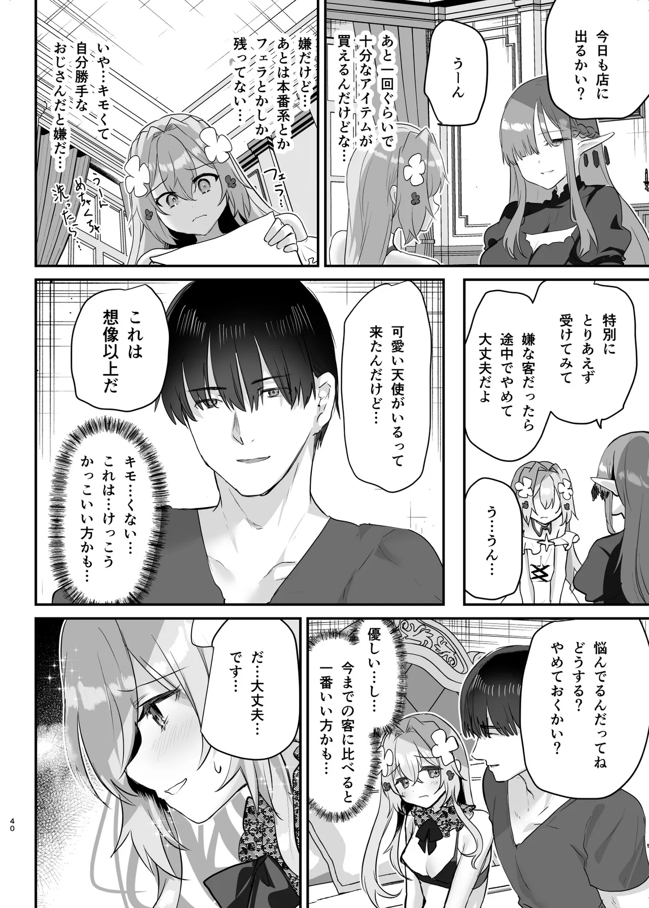 エロRPGの女主人公にTS転生したら...2章 娼館編 Page.41