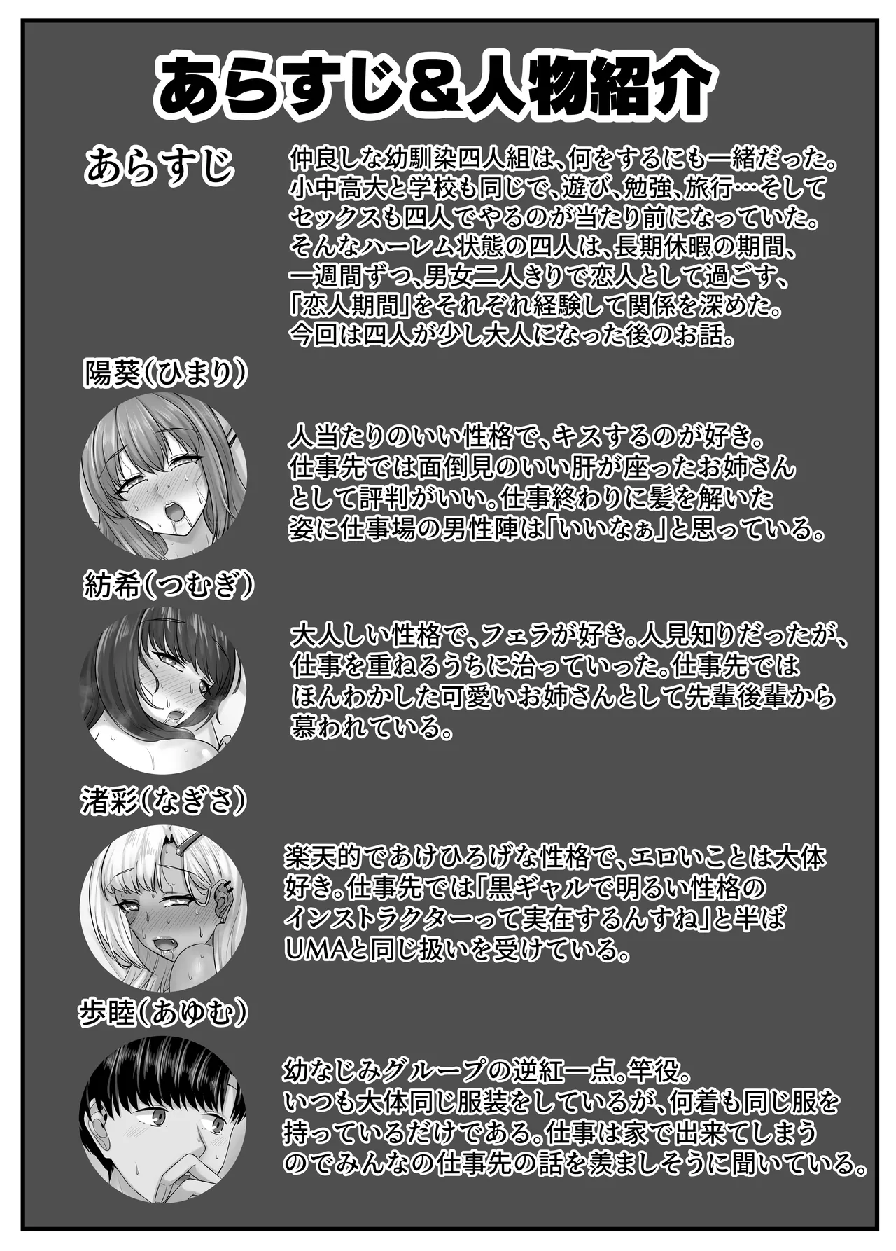 幼なじみハーレムから始まる恋人性活〜幼なじみ三人にそれぞれ精子が枯れるまで中出しし尽して子づくり交尾した一週間〜 Page.3