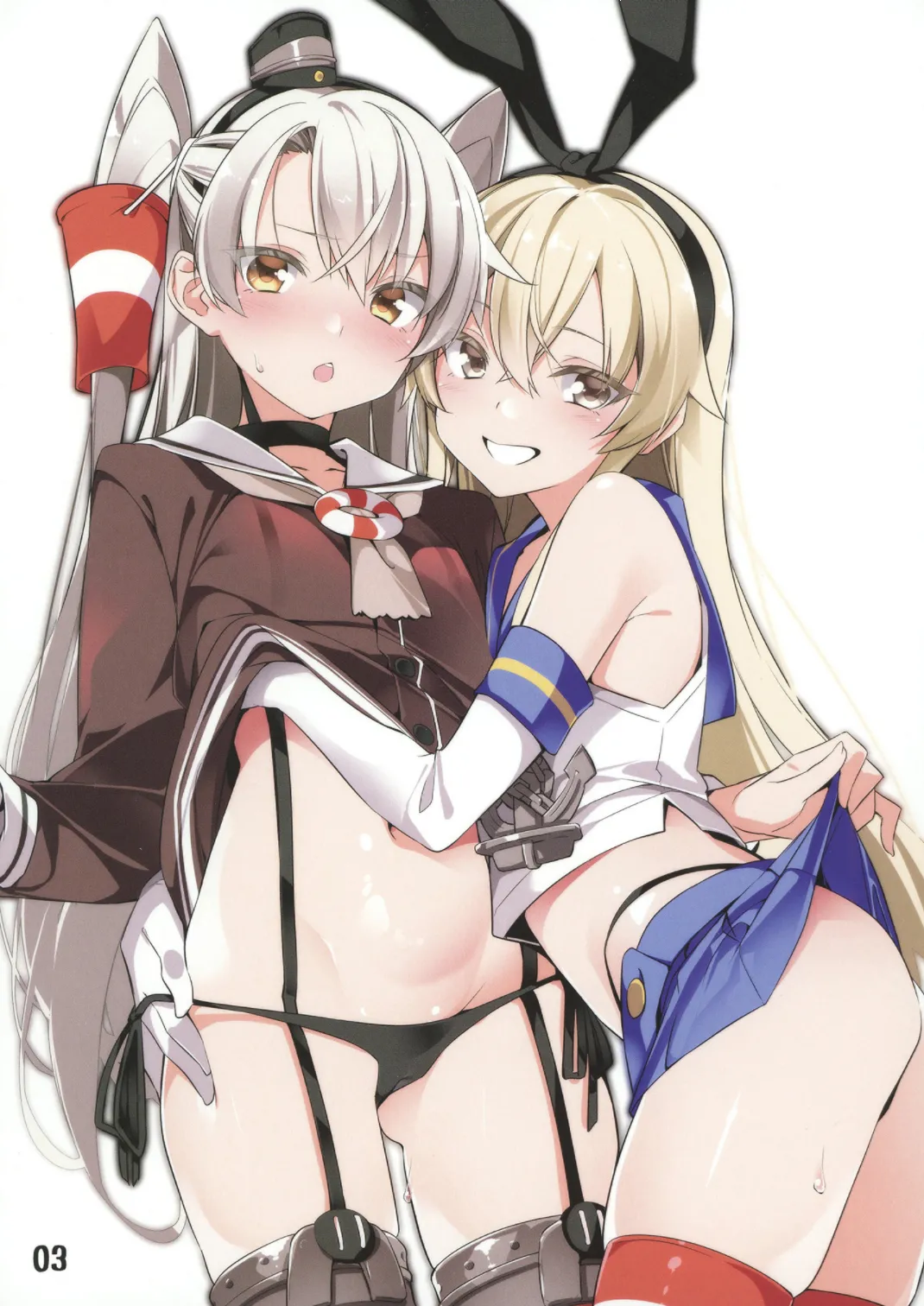 艦これ股下潜り込みおぱんつイラスト本 Page.2