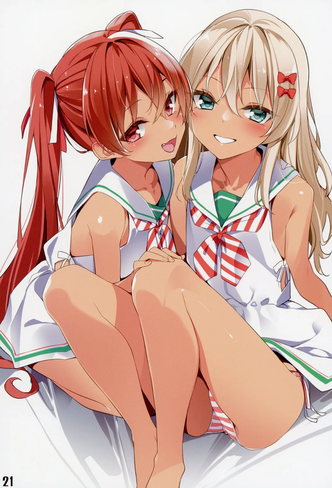 艦これ股下潜り込みおぱんつイラスト本2 Page.19