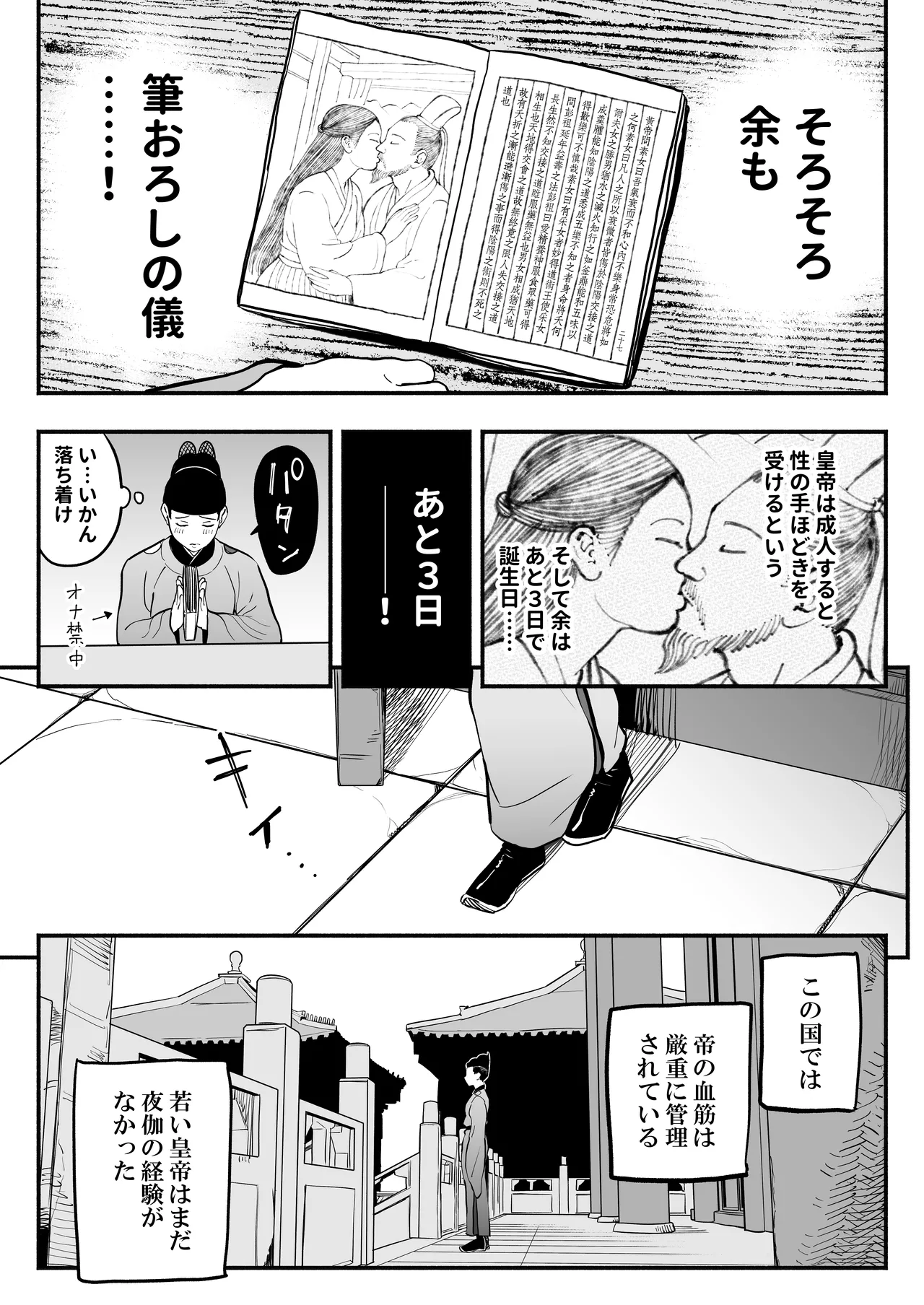 皇帝の指南役 -クールな宮女の筆おろし子作り指導- Page.8