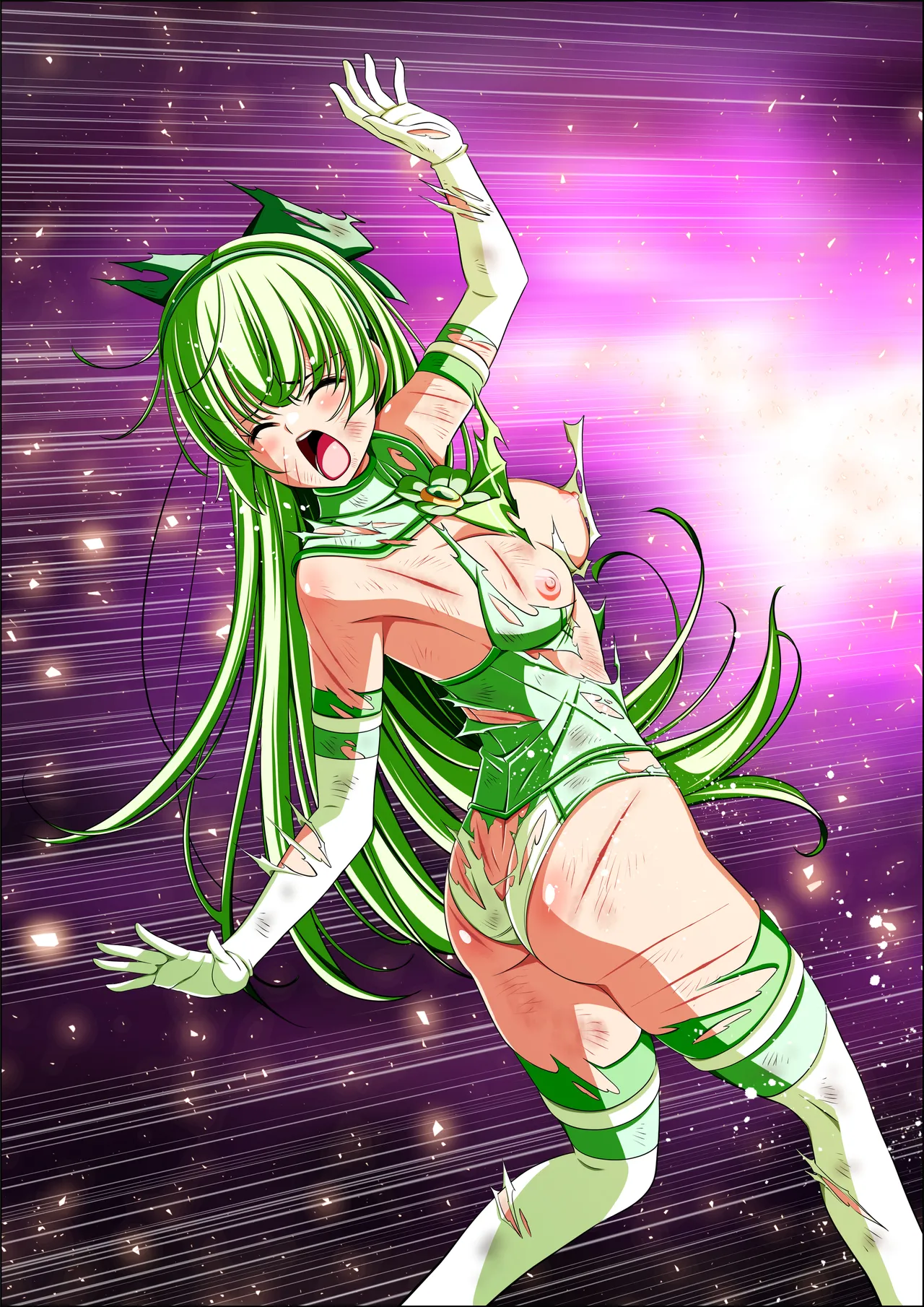 四葉の戦姫クローバーローゼ第六話 Page.123