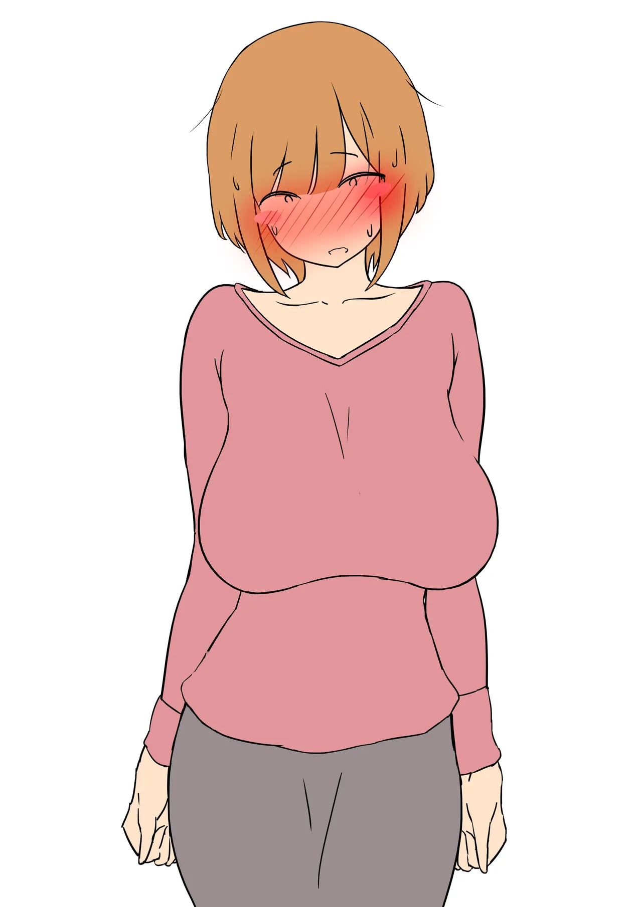 【モブ顔巨乳人妻露出NTR】モブ顔人妻さんシリーズ14 ふんどし一丁祭りで何故だかおセックス Page.126