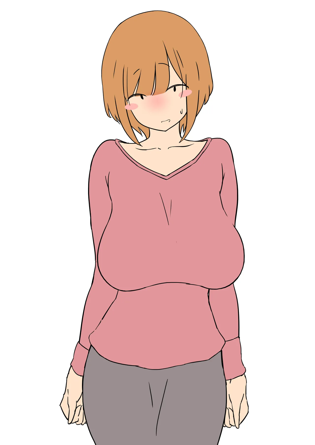 【モブ顔巨乳人妻露出NTR】モブ顔人妻さんシリーズ14 ふんどし一丁祭りで何故だかおセックス Page.65