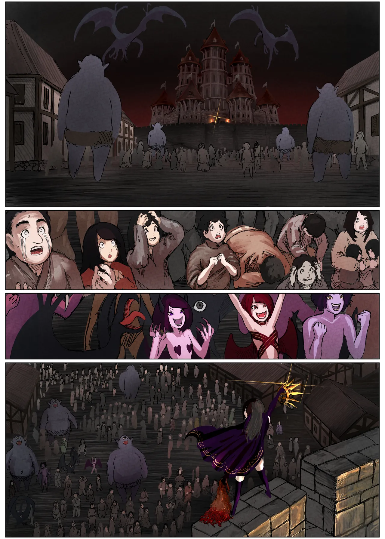 敗北王女 〜高貴な生意気王女が大衆のオナホにされちゃう話〜 Page.18