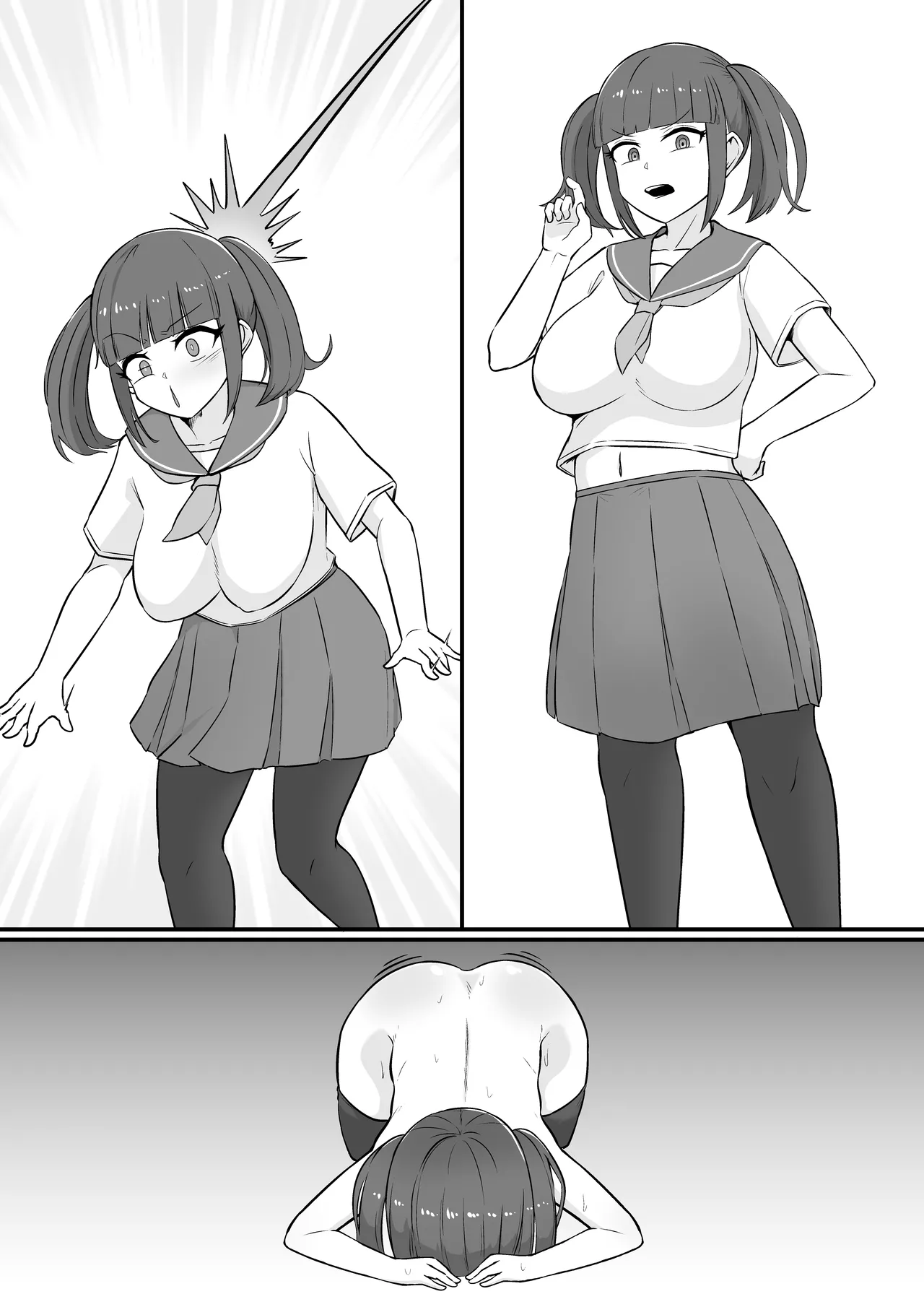 【憑依→乗り捨て】ド変態幽霊♀に乗っ取られて…何ヤってたの私達! Page.23