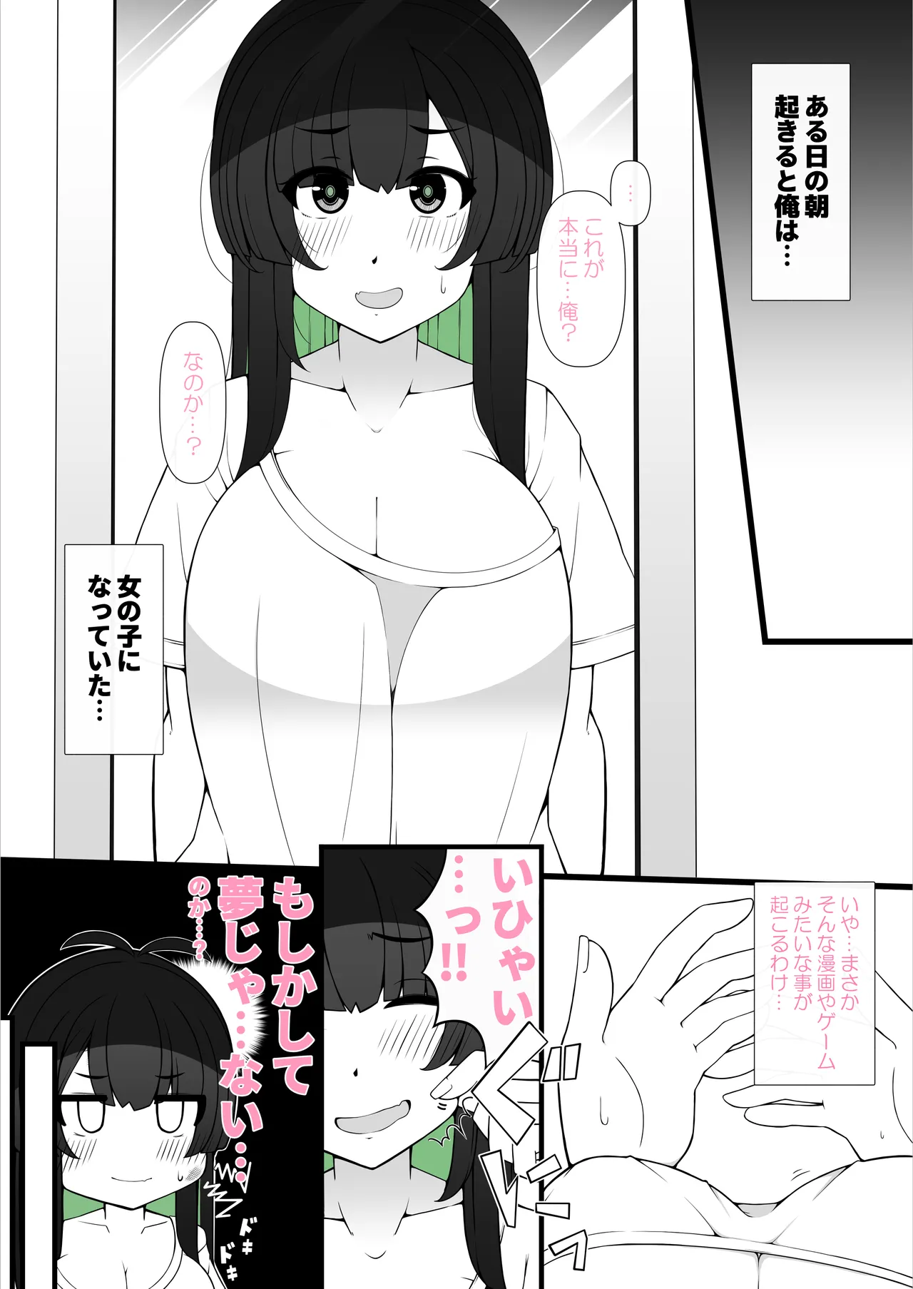 TS娘ちゃんがもう一人の自分と×××する話 Page.2