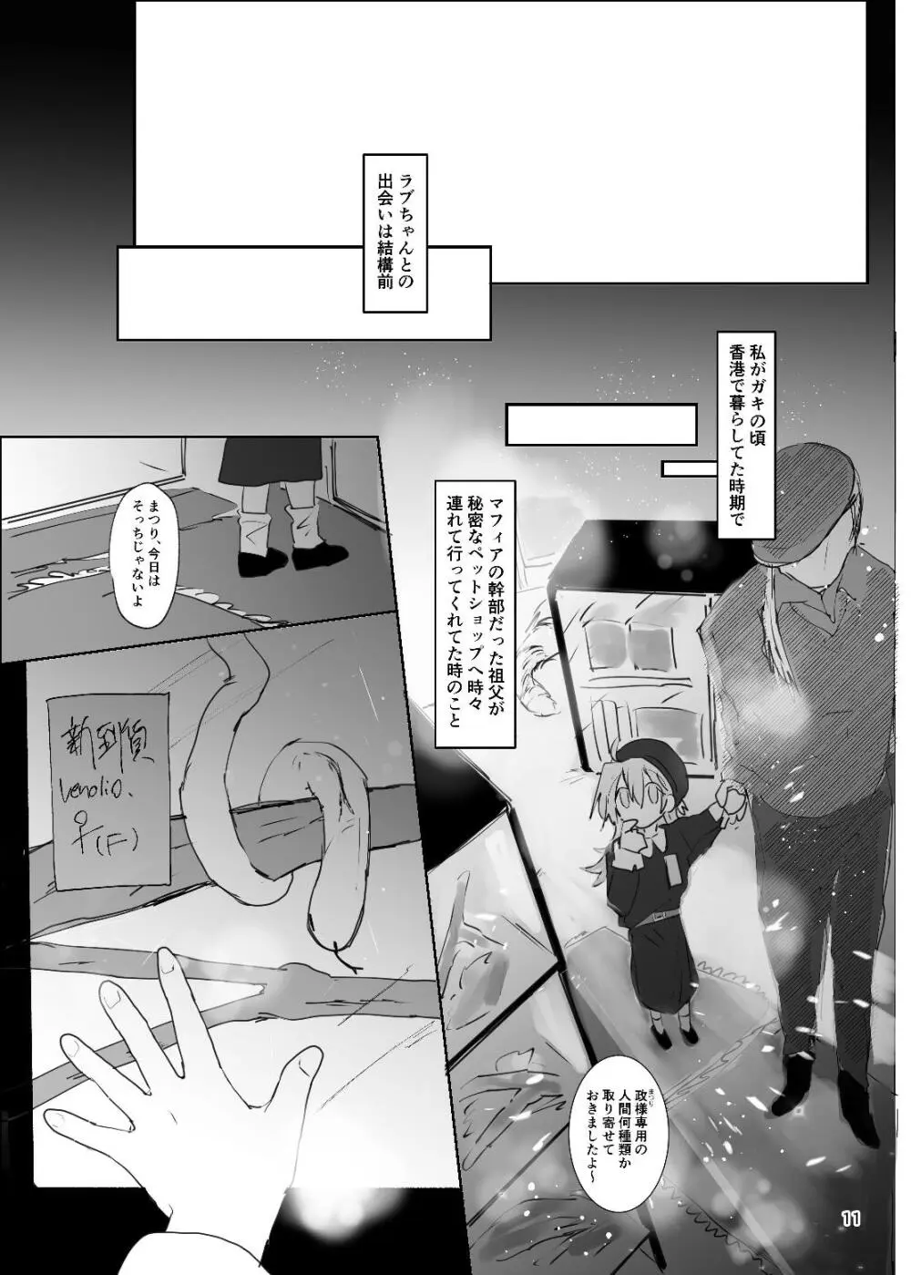 ドラッグパピヨン -すきすき大好きラブちゃん物語- Page.11