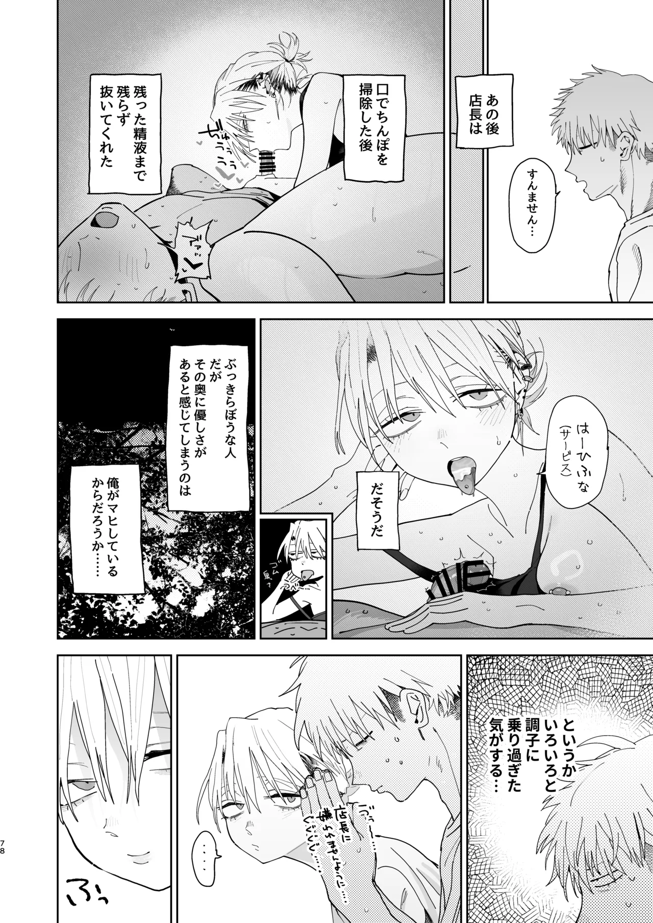 デカケツパワハラ店長に搾られたい！ Page.77