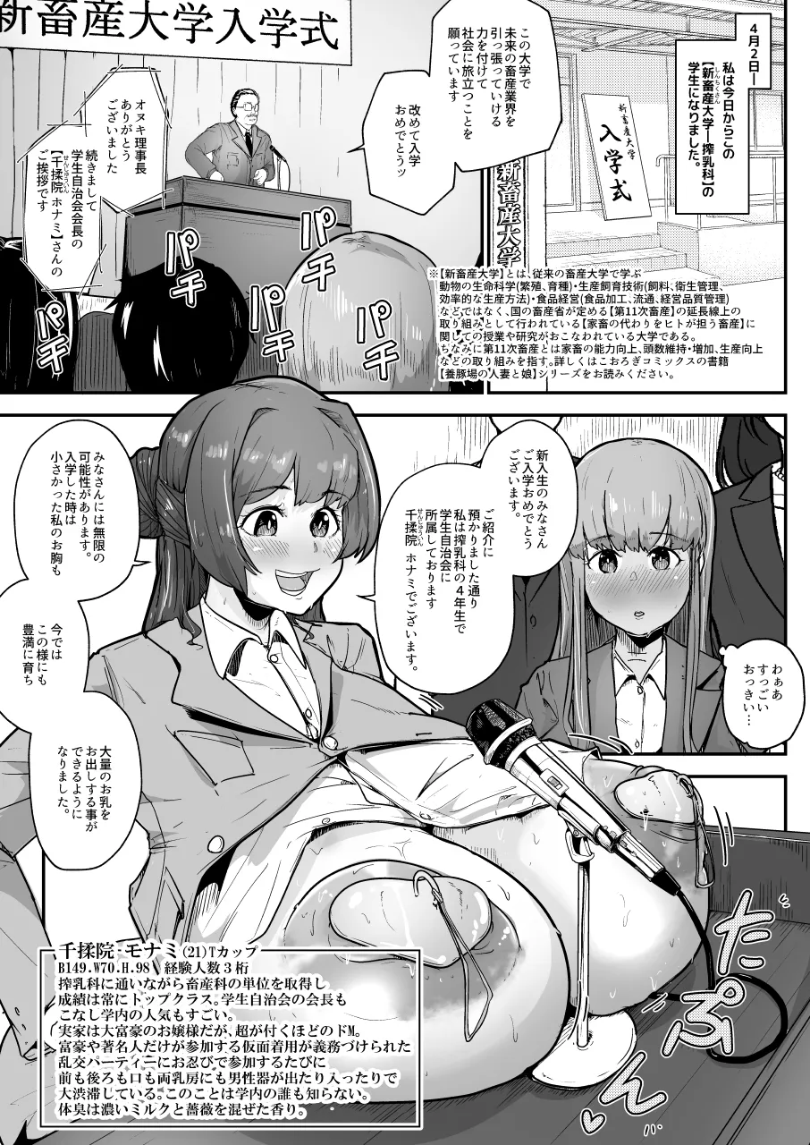 酪農場で搾乳婦になる方法 Page.3