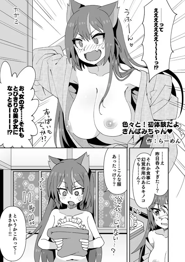 きんぱみちゃんの初めてのTS配信 Page.2