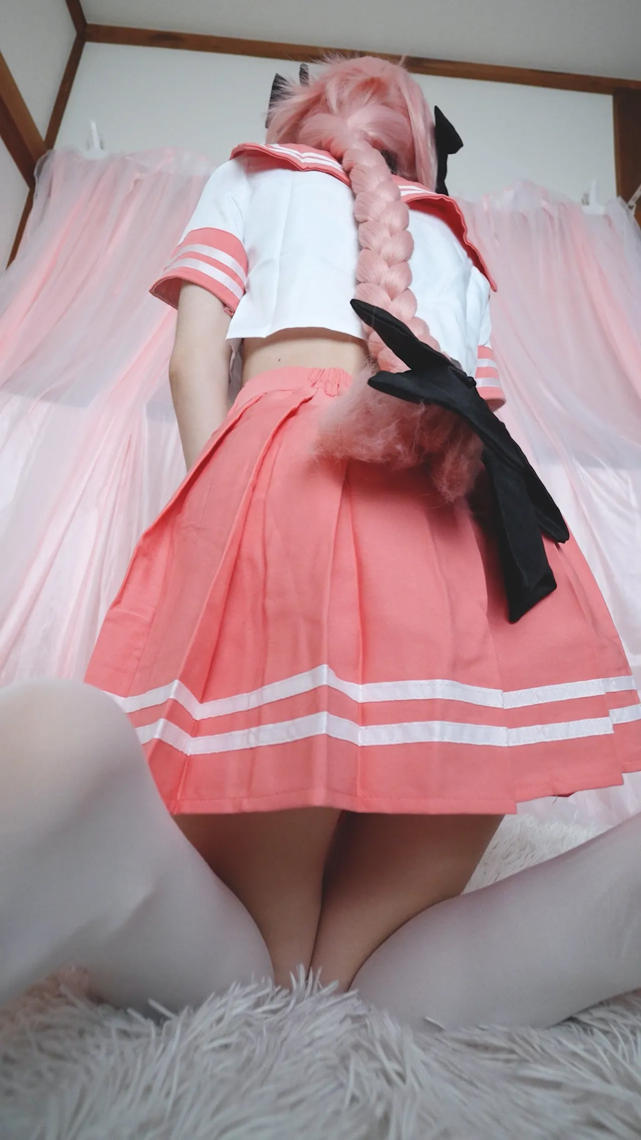 【２衣装_４発中出し】在宅20代OLコスプレイヤー、FGOアストルフォ＆***島風で4回中出し！男の娘コスなのに妊娠のリスクにドキドキ/// Page.57