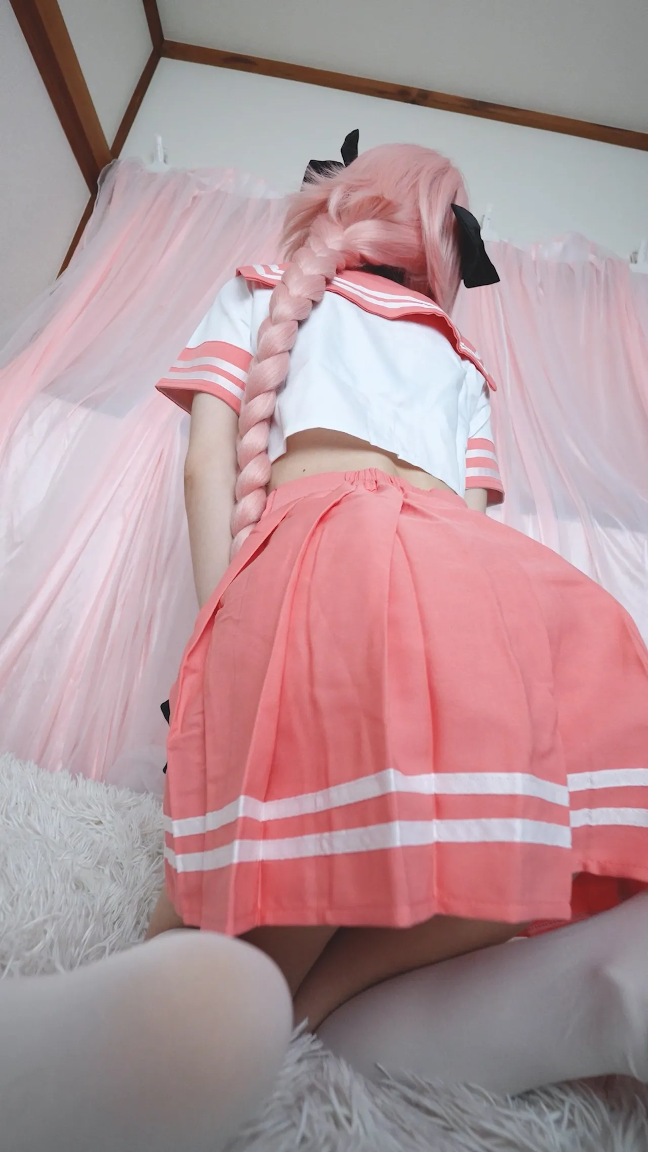 【２衣装_４発中出し】在宅20代OLコスプレイヤー、FGOアストルフォ＆***島風で4回中出し！男の娘コスなのに妊娠のリスクにドキドキ/// Page.58