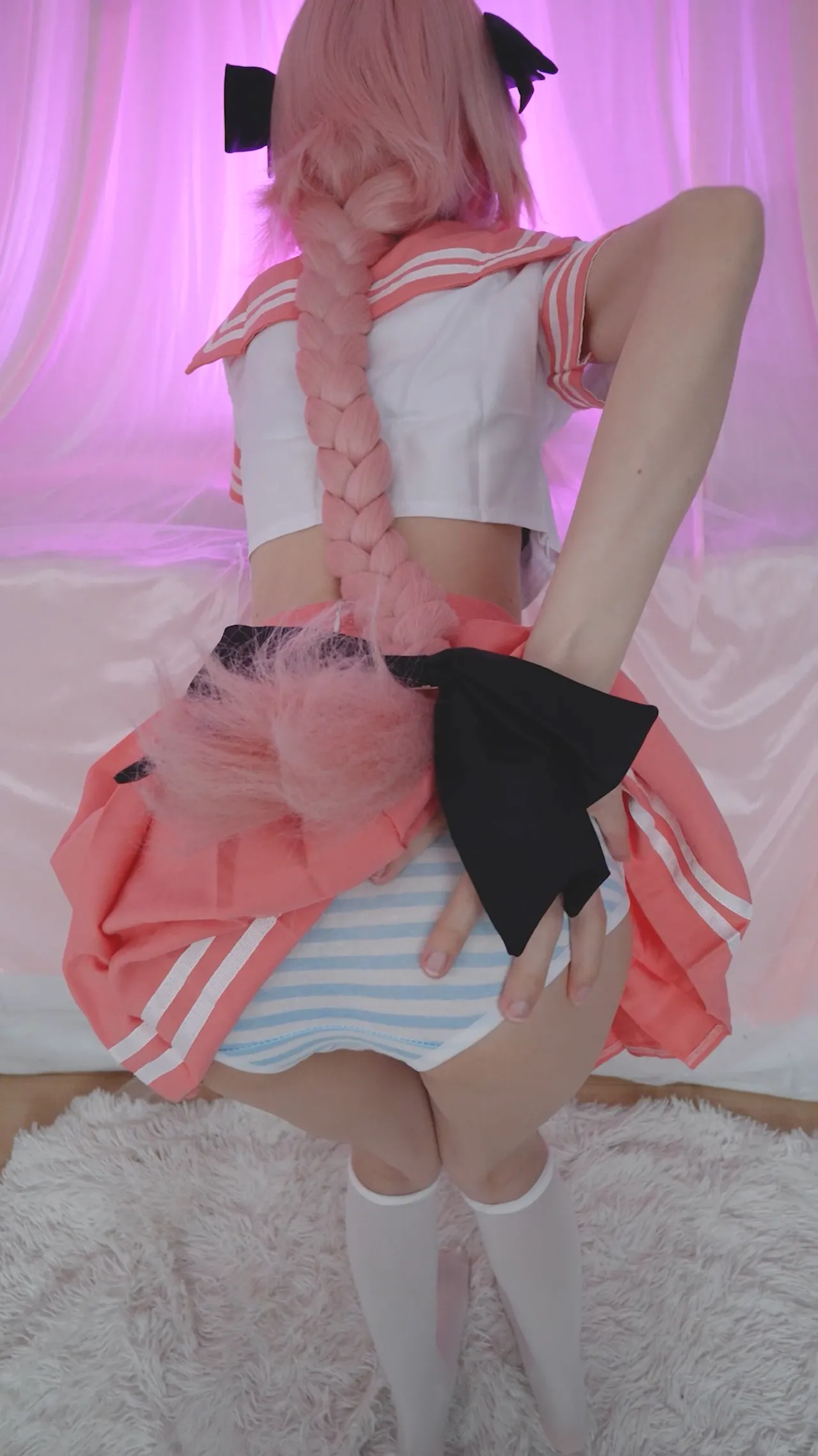 【２衣装_４発中出し】在宅20代OLコスプレイヤー、FGOアストルフォ＆***島風で4回中出し！男の娘コスなのに妊娠のリスクにドキドキ/// Page.6