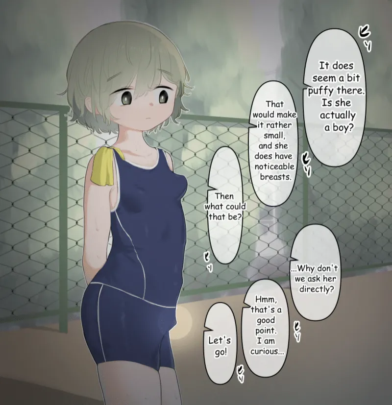 クリが大きいことが水泳の授業でバレちゃった女の子 Page.2