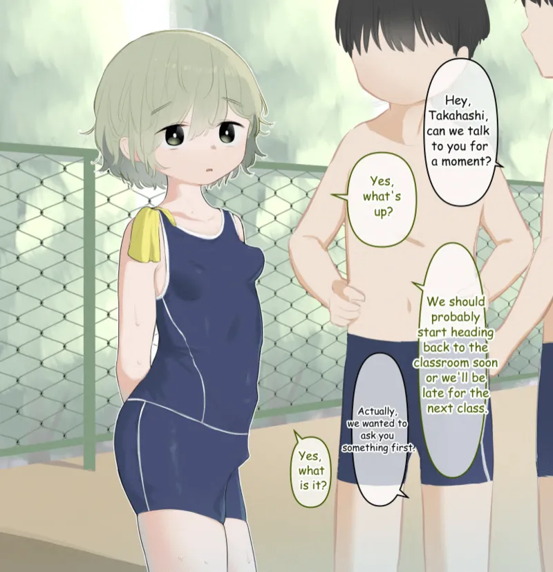 クリが大きいことが水泳の授業でバレちゃった女の子 Page.3